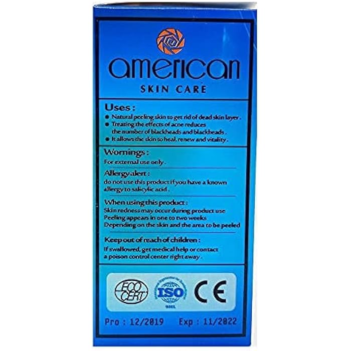 American Fruit Acids 60% With Vitamin E - Acne Treatment, Pore Skin Cell Renewal - Body Exfoliant - For Legs, Elbow, Knee - Skin Care - Image 4